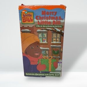 UNTESTED Nickelodeon Jr. Merry Christmas Little Bill Cosby VHS Bill Cosby 2002
